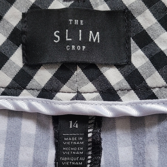 COPY - WHBM | Checkered Pants | Color: Blk, White | Size: 14 - Picture 3 of 7